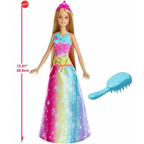 Papusa Mattel Barbie Dreamtopia Printesa cu perie - 2