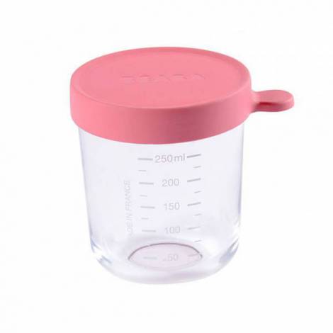 Recipient ermetic sticla 250ml roz