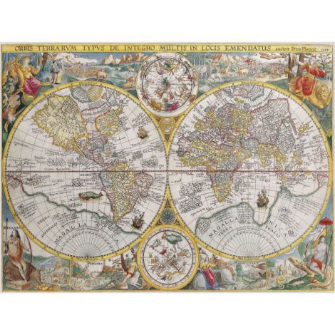 Puzzle Harta istorica, 1500 piese - 1