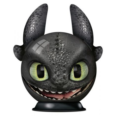 Puzzle 3D Toothless, 72 Piese - 2