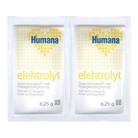Humana Elektrolyt banane de la 1 an folie cu 2 plicuri * 6,25 g - 1