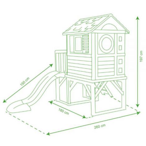 Casuta pentru copii Smoby pe piloni