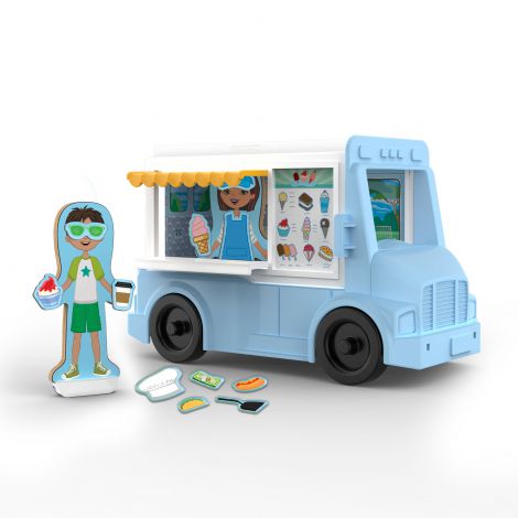 Set de joaca magnetic Food Truck- Melissa & Doug - 1