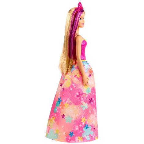 Barbie Papusa Printesa Dreamtopia Cu Coronita Roz - 2