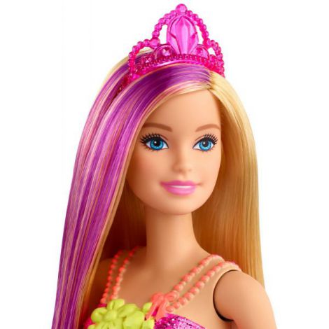 Barbie Papusa Printesa Dreamtopia Cu Coronita Roz - 3