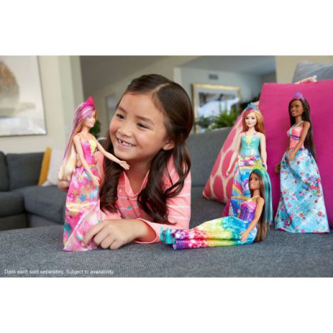 Barbie Papusa Printesa Dreamtopia Cu Coronita Roz - 5