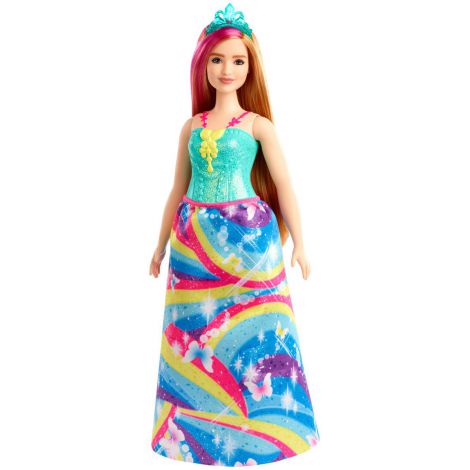 Barbie Papusa Printesa Dreamtopia Cu Coronita Albastra - 1