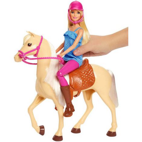 Poze Barbie Set Papusa Cu Cal ookee.ro