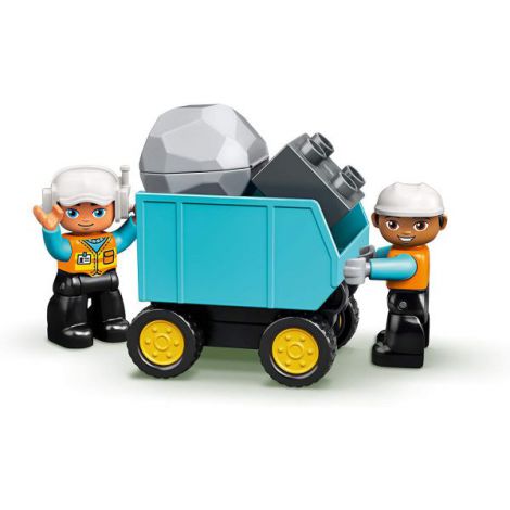 Lego Duplo Camion Si Excavator Pe Senile 10931 - 5