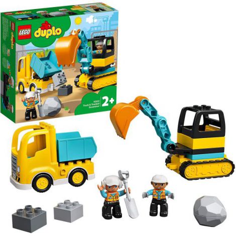Lego Duplo Camion Si Excavator Pe Senile 10931 - 6