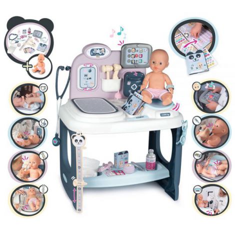 Centru de ingrijire pentru papusi Smoby Baby Care Center cu papusa si accesorii - 1