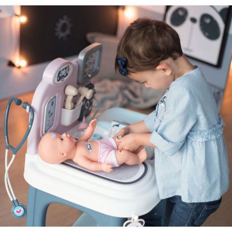 Centru de ingrijire pentru papusi Smoby Baby Care Center cu papusa si accesorii - 20
