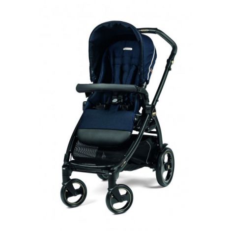 Carucior 3 In 1, Peg Perego, Book 51, Black and Gold, Rock Navy - 1