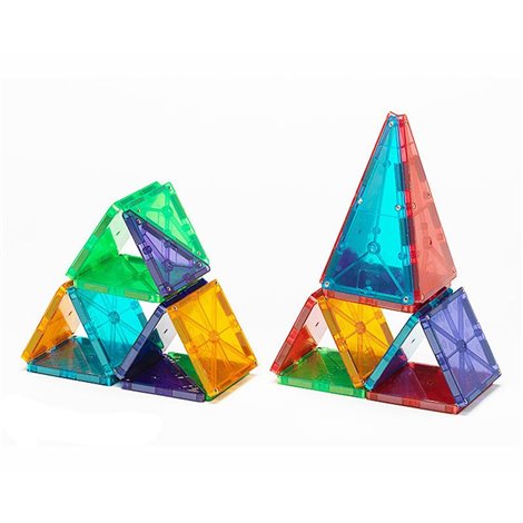 Magna-Tiles Clear Colors set magnetic (32 piese) - 1