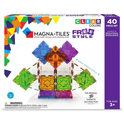 Magna-Tiles Freestyle cu magneti mobili (40 piese) Magna Tiles 18840 - 5