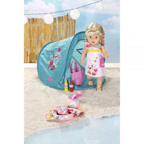 BABY born - Set plaja - cort cu accesorii