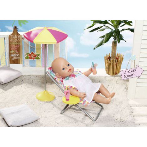 BABY born - Set plaja - umbrela cu scaun si accesorii 43 cm - 4