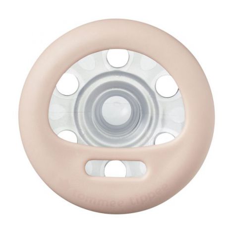 Suzeta Tommee Tippee Closer to Nature, 0-6 luni Breast like pacifier, Gri/Maro, 2 buc - 4