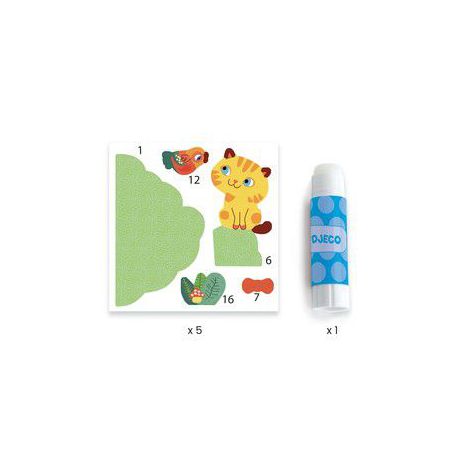 Colaje Djeco, Prieteni in gradina