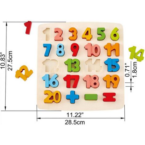 Hape Puzzle Matematica Chunky - 3