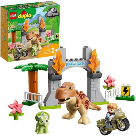 Lego Duplo Evadarea Dinozurilor T. Rex Si Triceratops 10939 - 1