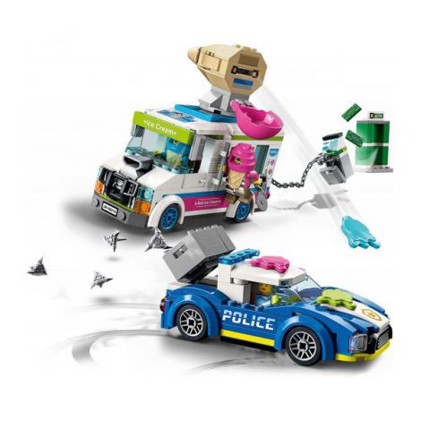 Lego City Politia In Urmarirea Furgonetei Cu Inghetata 60314 - 2
