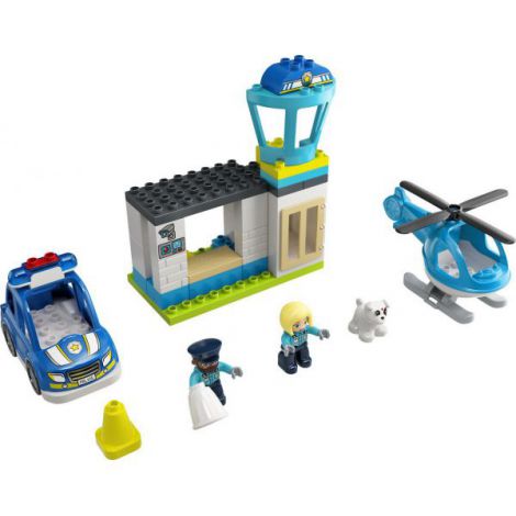 Lego Duplo Sectie De Politie Si Elicopter 10959 - 1