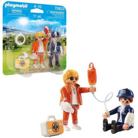 Set 2 figurine - doctor si politist 70823 Playmobil