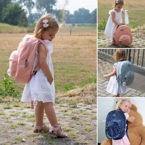 Ghiozdan Childhome ABC 29x12x38 cm Negru - imagine 4