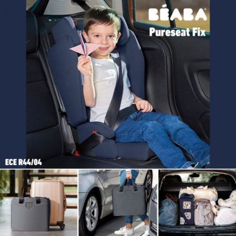 Scaun auto pliabil Beaba Pureseat Fix Isofix Black - 7