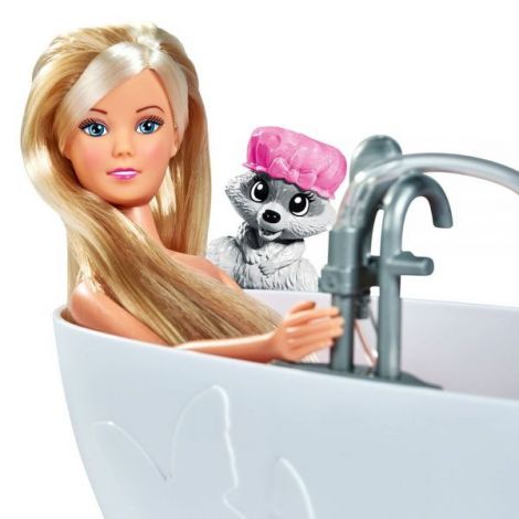 Papusa Simba Steffi Love Bath Fun 29 cm cu figurina si accesorii - 3