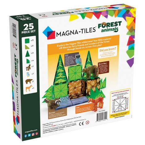 Magna-Tiles Forest Animals, set magnetic - 1