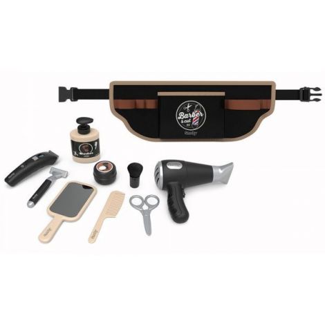 Centura frizer Smoby Barber and Cut negru cu accesorii - imagine 2
