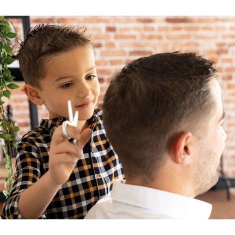 Centura frizer Smoby Barber and Cut negru cu accesorii - imagine 5