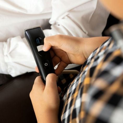 Centura frizer Smoby Barber and Cut negru cu accesorii - imagine 6