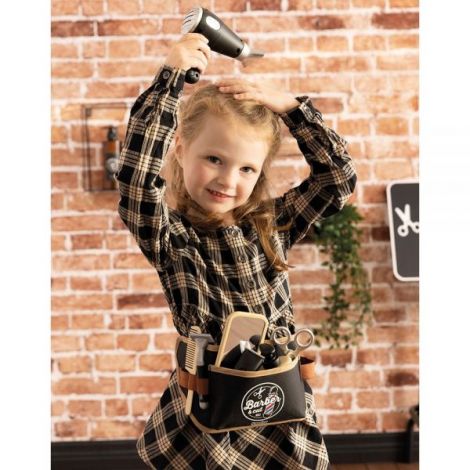 Centura frizer Smoby Barber and Cut negru cu accesorii - imagine 10