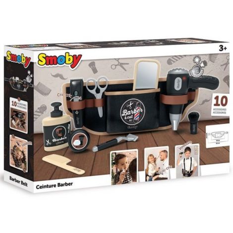 Centura frizer Smoby Barber and Cut negru cu accesorii - imagine 16