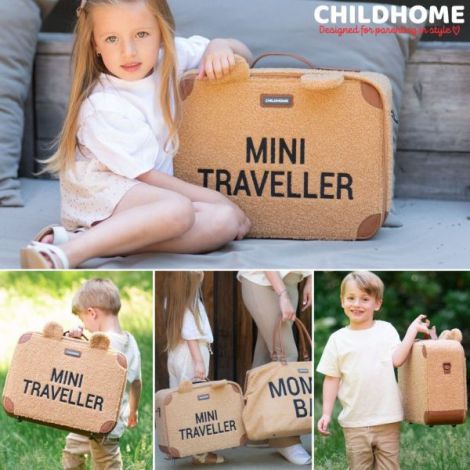Valiza pentru copii Childhome Mini Traveller Teddy - 4