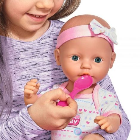 Papusa Simba New Born Baby, Baby Doll 43 cm cu accesorii - 5