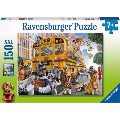 Puzzle Autobuzul Scolar Al Animalelor, 150 Piese - 1