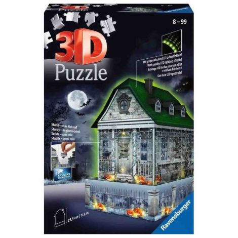 Puzzle 3D Led Casa Bantuita, 216 Piese - 1