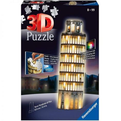 Puzzle 3D Led Turnul Din Pisa, 216 Piese - 1