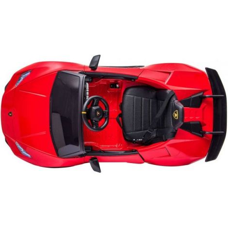 Masinuta electrica Chipolino Lamborghini Huracan red cu scaun din piele si roti EVA - 12