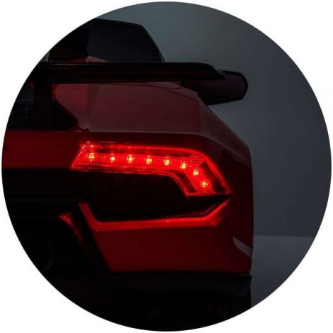 Masinuta electrica Chipolino Lamborghini Huracan red cu scaun din piele si roti EVA - 20