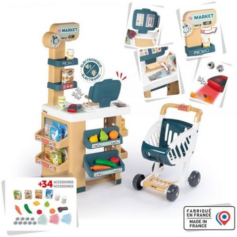 Magazin pentru copii Smoby Market cu 34 accesorii - imagine 2