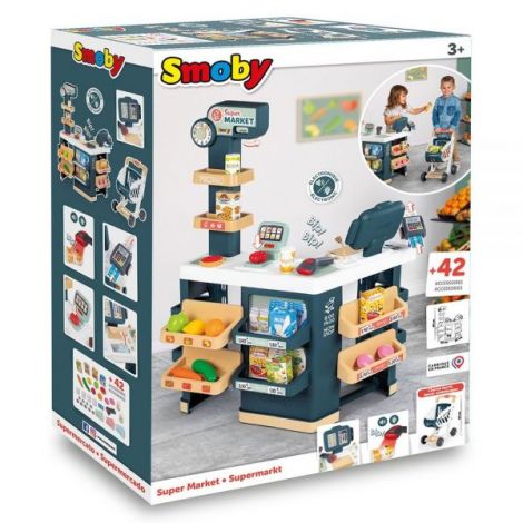 Magazin pentru copii Smoby Super Market cu 42 accesorii - imagine 8