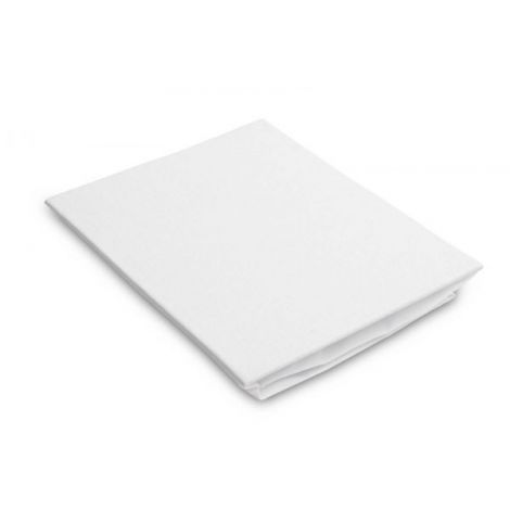 Cearsaf de bumbac jersey cu elastic Sensillo 90x40 cm Alb - imagine 2