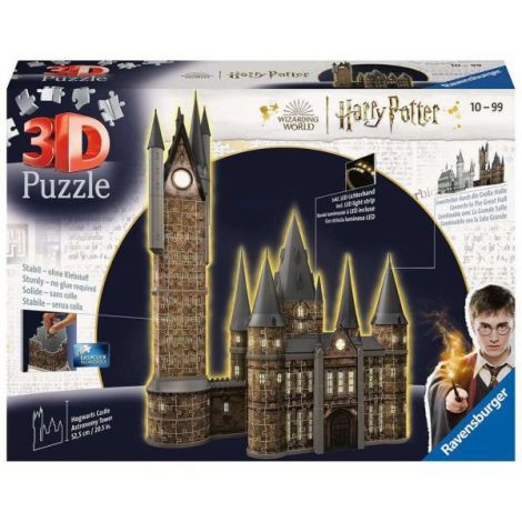 Ravensburger - Puzzle 3d Cu Led Harry Potter Turn Astronomie 540 Piese - 1