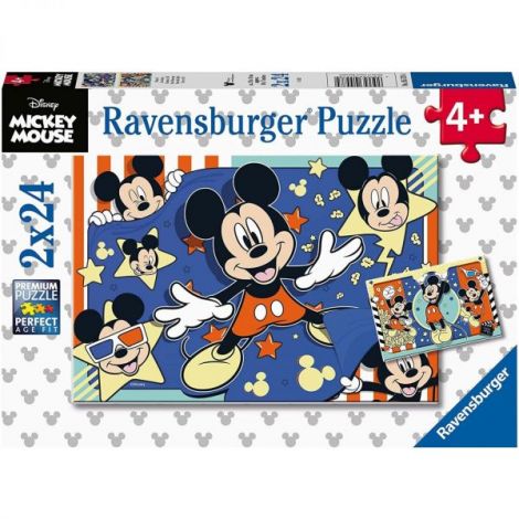 Puzzle Mickey, 2X24 Piese - 1