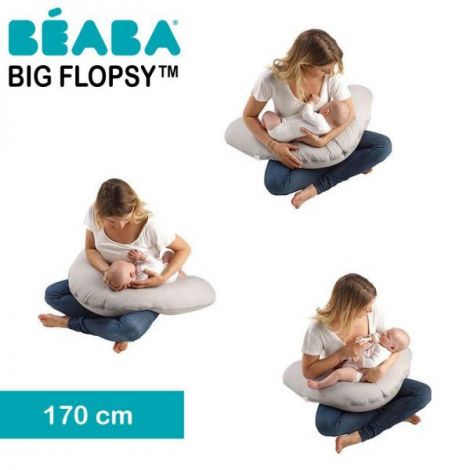Perna gravida Beaba Big Flopsy 170 cm Fleur de Coton Terracotta